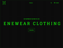 Tablet Screenshot of enewearclothing.com